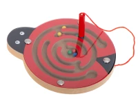 KIK Magnetický labyrint zvieratka lienka