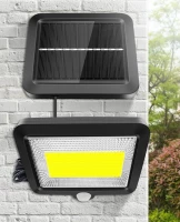 ISO 10719 Solární venkovní 100 LED osvětlení, pohybový senzor