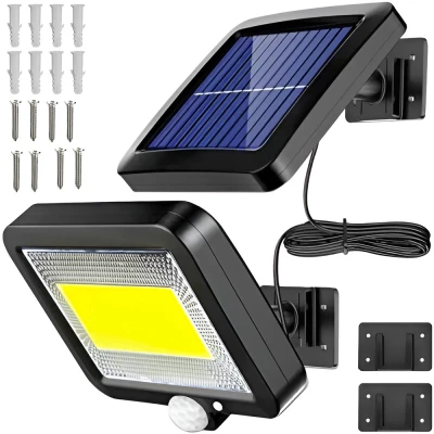 ISO 10719 Solární venkovní 100 LED osvětlení, pohybový senzor