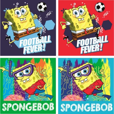 Javoli Ručník na obličej SpongeBob 30 x 30 cm 2 ks II