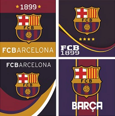Javoli Ručník na obličej FC Barcelona 30 x 30 cm 2 ks