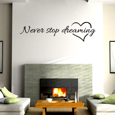 GFT Samolepka na stenu - Never stop dreaming