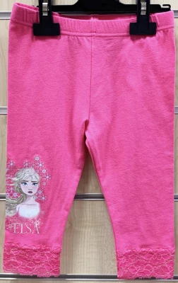 Javoli Dětské legíny 3/4 Disney Frozen vel. 110 růžové