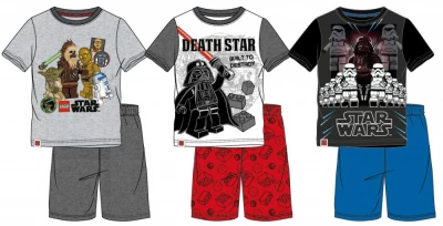 Javoli Dětské chlapecké pyžamo Lego Star Wars vel. 116 šedé