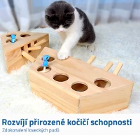 GFT Dřevěná hračka pro kočky
