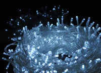 ISO Vánoční osvětlení 500 LED studená bílá 30V