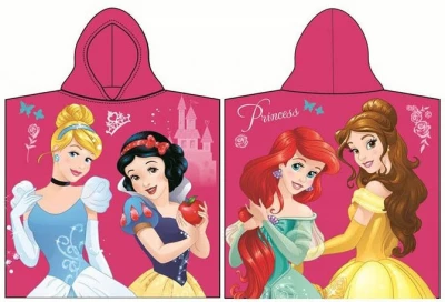 Javoli Pončo Disney Princess 60 x 120 cm ružové