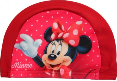 Javoli Detská kúpacie čiapky Minnie Mouse - červená