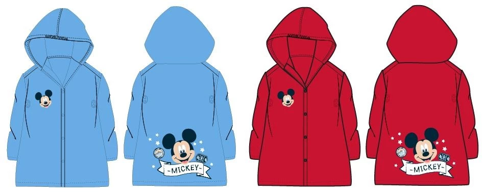 Javoli Dětská Pláštěnka Disney Mickey 122/128 modrá