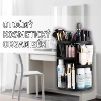 GFT Otočný kosmetický organizér - černý