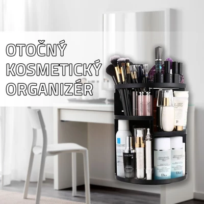 GFT Otočný kosmetický organizér - černý