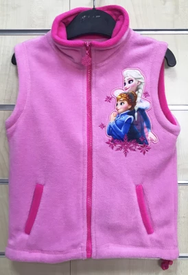 Javoli Fleecová vesta Disney Frozen vel. 98/104 světle růžová