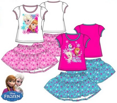 Javoli Dívčí Set tričko + sukně Disney Frozen vel. 116 růžová