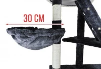 Malatec 2951 Škrabadlo pro kočky 255 cm béžovo-bílé
