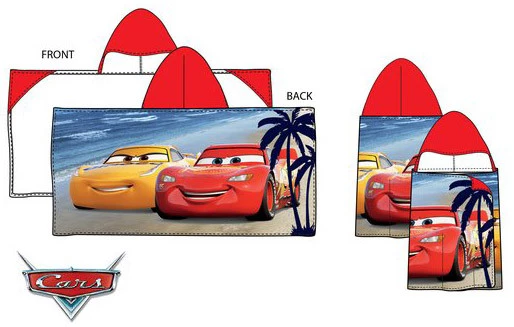 Javoli Pončo Disney Cars 60 x 125 cm