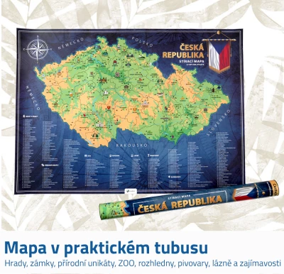 GFT Stírací mapa České republiky