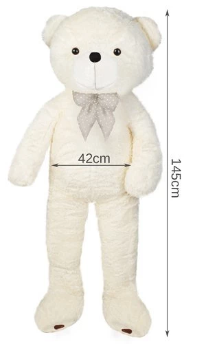Malatec Veľký plyšový medveď biely 145 cm