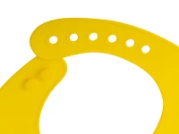KIK Podbradník silikónový s vreckom žltý