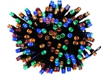 ISO Vánoční osvětlení 100 LED multicolor - solární napájení