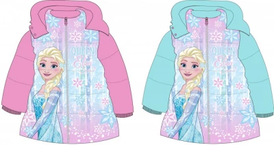 Javoli Zimní bunda s kapucí Disney Frozen vel. 110 růžová