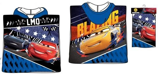 Javoli Pončo Disney Cars 50 x 100 cm IV