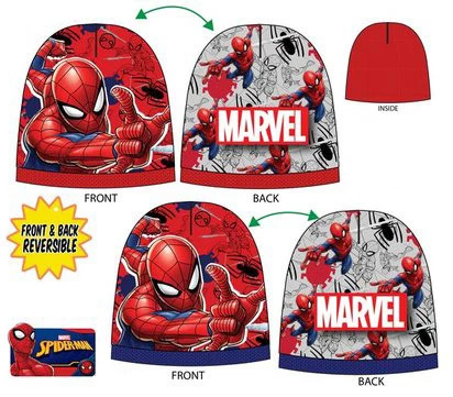 Javoli Zimní čepice Marvel Spiderman vel. 54 červená