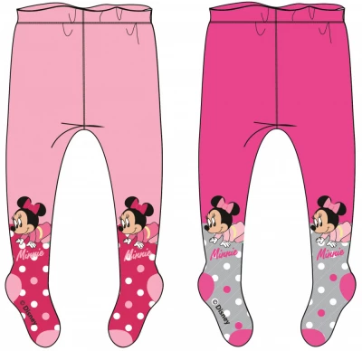 Javoli Dojčenské pančuchy Disney Minnie 62/68 tmavo ružovej