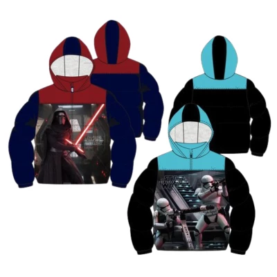 Javoli Zimná bunda s kapucňou Star Wars vel. 104 červenošedá