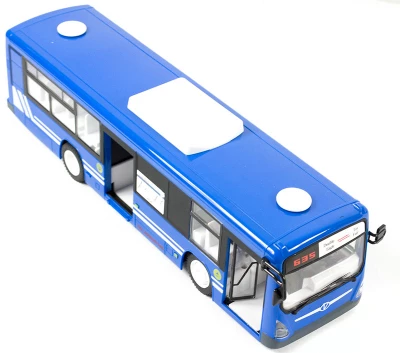 KIK KX9563 RC autobus s otevíracími dveřmi 32cm modrý
