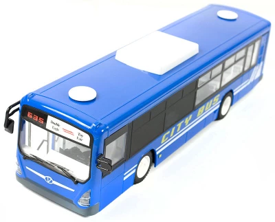 KIK KX9563 RC autobus s otevíracími dveřmi 32cm modrý