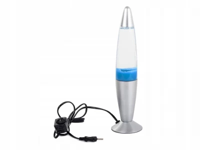 Verk 18157 Lávová lampa 34 cm modrá