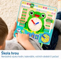 GFT Dřevěný didaktický kalendář pro děti