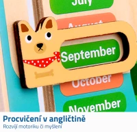 GFT Dřevěný didaktický kalendář pro děti