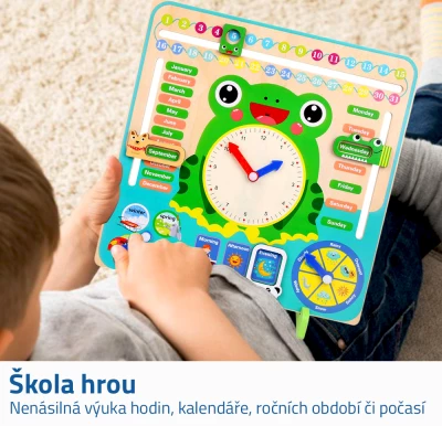 GFT Dřevěný didaktický kalendář pro děti
