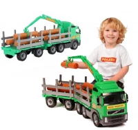 Wader 8725 Volvo Auto návěs + nakladač 72 cm
