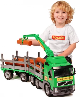 Wader 8725 Volvo Auto návěs + nakladač 72 cm