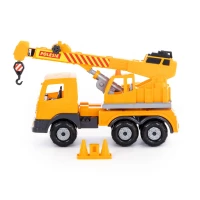 Wader 76533 Auto jeřáb žlutý