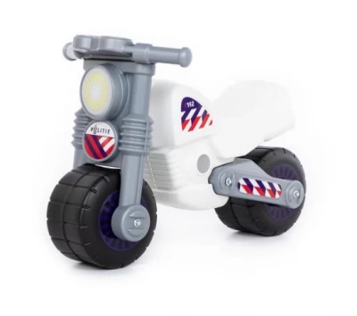 WADER 78667 Odrážadlo Polesie motorka Polícia bielej