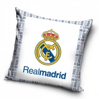 Javoli Povlak na vankúš FC Real Madrid 40 x 40 cm biely