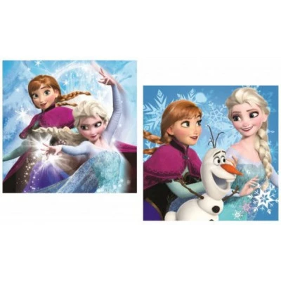 Javoli Povlak na vankúš Disney Frozen 40 x 40 cm modrý