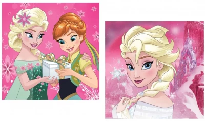 Javoli Povlak na polštář Disney Frozen 40 x 40 cm růžový