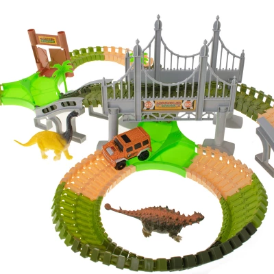 KIK KX7473 Dinosauří autodráha 228 dílků