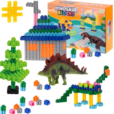 KIK Stavebnice kostky Dinosaurus 290 dílů