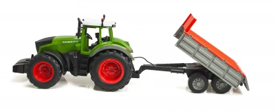 KIK KX7502 RC traktor s vlečkou 1:16