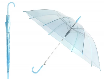 APT Průhledný deštník modrý