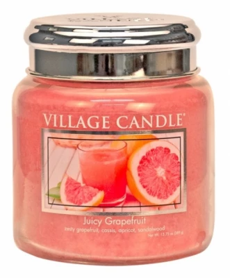 Village Candle Vonná svíčka ve skle - Juicy Grapefruit, 16oz