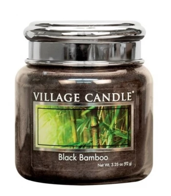 Village Candle Vonná svíčka ve skle, Bambus - Black Bamboo 3,75oz