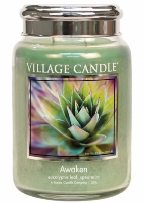 Village Candle Vonná sviečka v skle - Awaken, 26oz