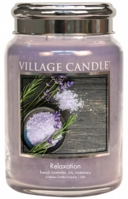 Village Candle Vonná svíčka ve skle - Relaxation, 26oz - Limited edition