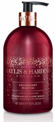 Baylis & Harding Vánoční tekuté mýdlo na ruce - Cranberry Martini - 500ml